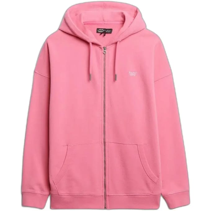Superdry - Studios hoodie met rits - Dames - Hoodies