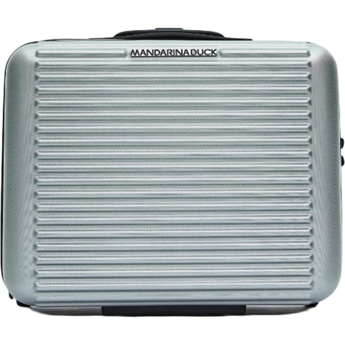 MANDARINA DUCK met laptopvak Tank Case Pilot Trolley Grigio Zilverkleurig 40cm