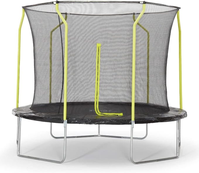 Unisex Jeugdtrampoline 10ft met Veiligheidsbehuizing - Ideaal voor Kinderen