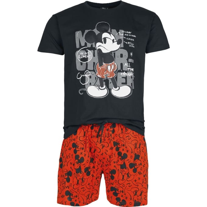 Mickey & Minnie Mouse - Disney Pyjama - Mickey Mouse - S tot 5XL - voor Mannen - meerkleurig