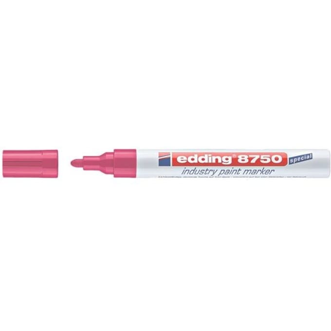 VILTSTIFT EDDING 8750 LAK INDUSTRY ROND 2-4MM ROOD 1 STUK