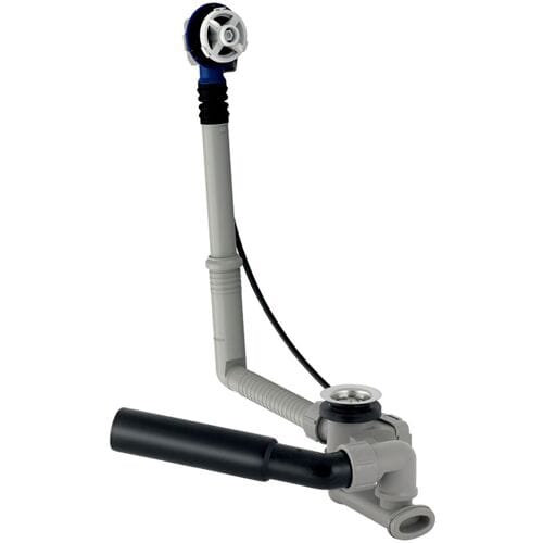 Geberit Toebehoren - Afvoer- en overloopgarnituur, lengte 260 mm, chroom 150.501.00.6
