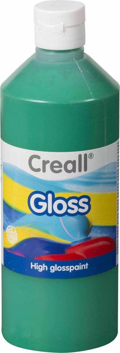 Creall glansverf groen - 500ml creatieve verf voor kinderen.