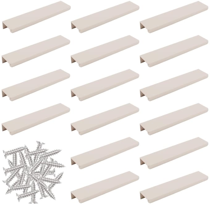 Dailygoods- Ladegrepen 16 Stuks - Verborgen Handgrepen - Aluminium