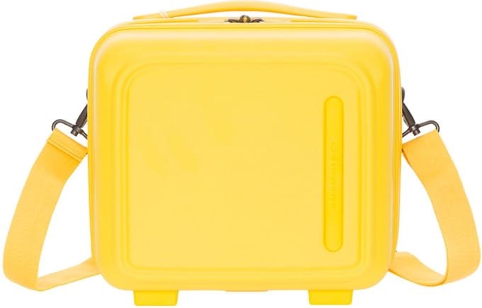 MANDARINA DUCK cosmetische tas Logoduck + Beauty Case Duck Yellow geel