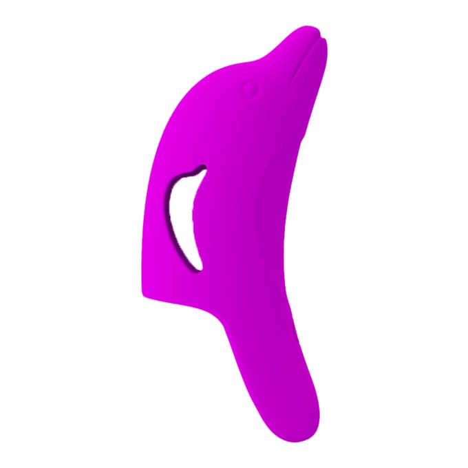 Pretty Love - Delphini - Vinger Vibrator - Roze - Siliconen - USB Oplaadbaar - 10 standen