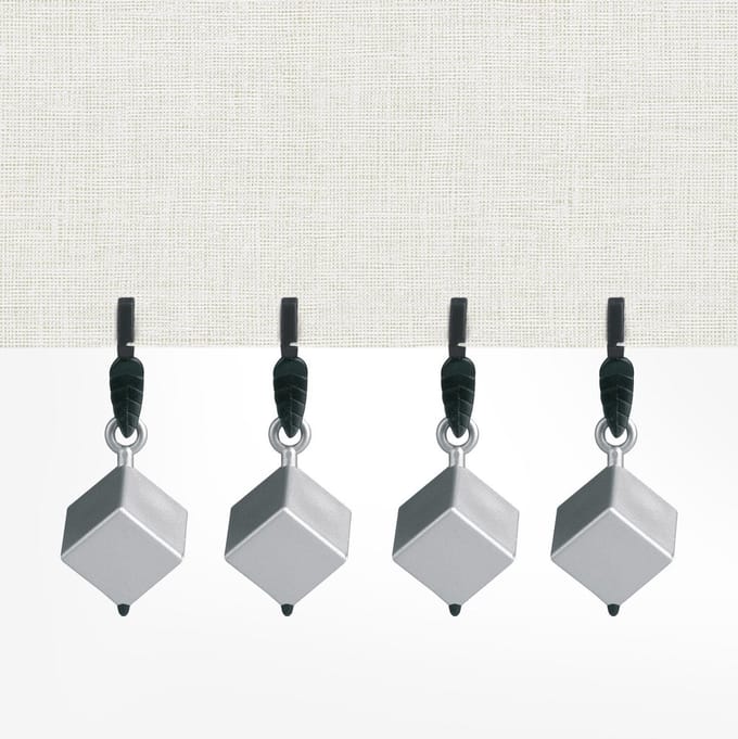 d-c-fix Tafelkleed Gewichtjes - 6x6cm - Grijs - Kubus - 4 stuks
