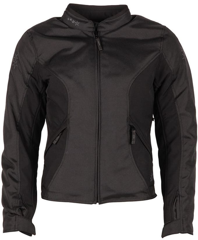 MOTOBLOUZ Motorjas STARDUST vrouw|4-seizoenen|Zwart 36 CE-gekeurd