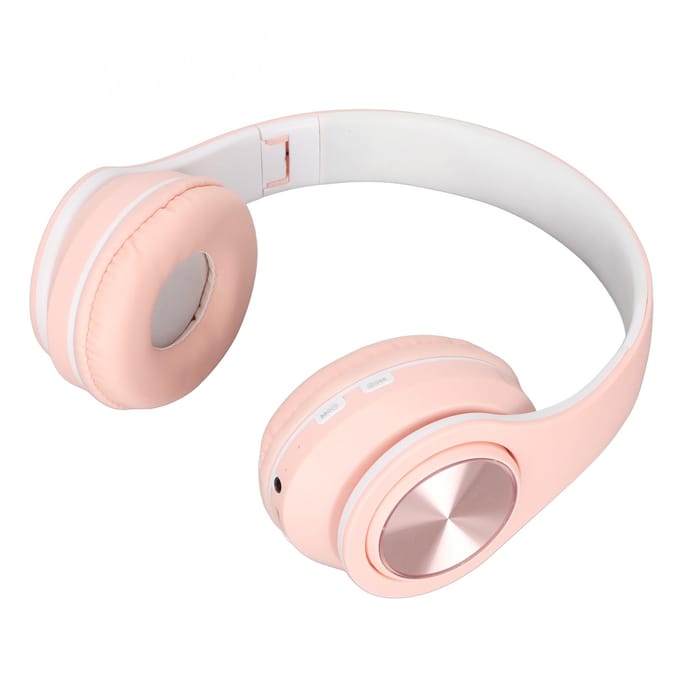 Bluetooth Headset Ruisonderdrukking Opvouwbaar Over-Ear Draadloze Koptelefoon met Kleurrijk Licht voor geel