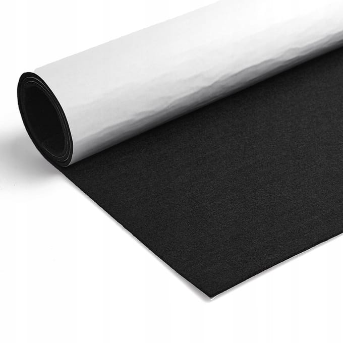 Techrebal Serie - Zelfklevende Viltmat - 50x100cm - 3mm Dikte - 550g/m²