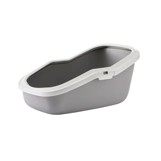 Savic Aseo Kattenbak met hoge achterkant 56x39x27.5cm Grijs