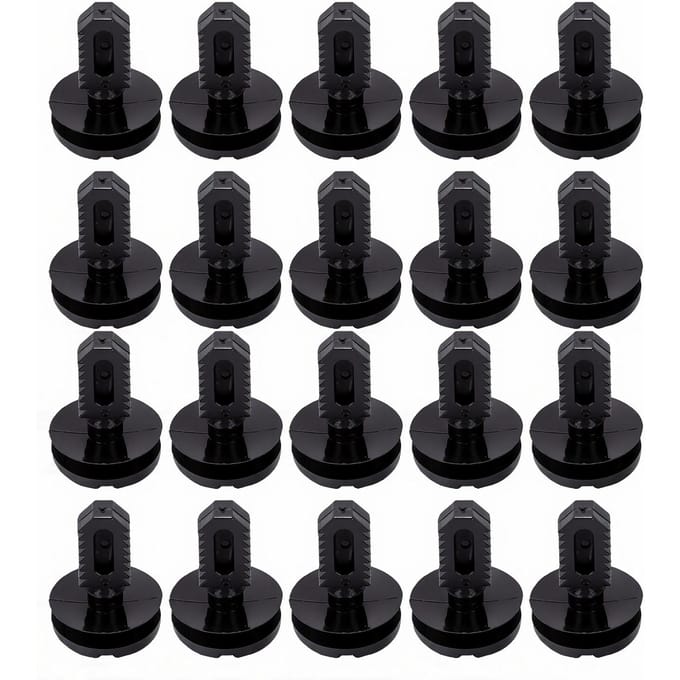 20 STUKS Kofferbak Bekleding Clip 51471945266 Vervanging voor 3 Serie E30 E36 E46 E60 E93 black