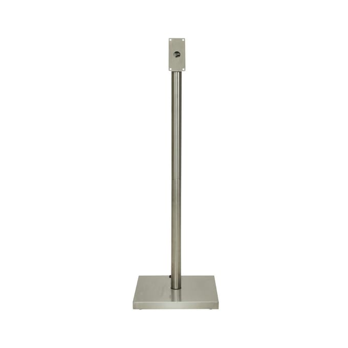 Securit RVS Gekleurde LED's 4xA4 informatiedisplay met mast & voet