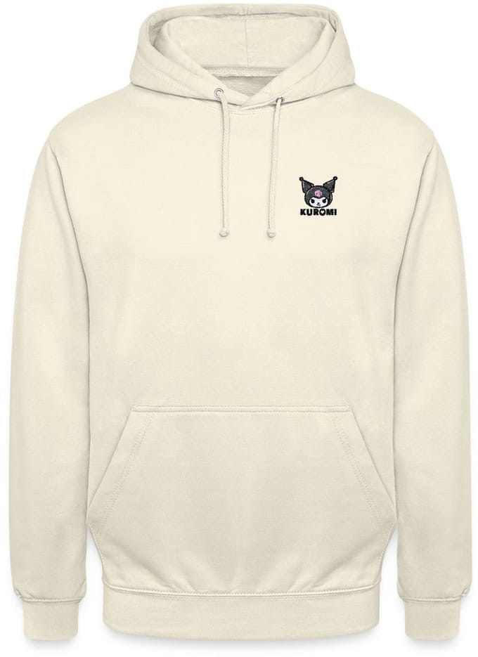 Kuromi Geborduurd Portret Hoodie Unisex