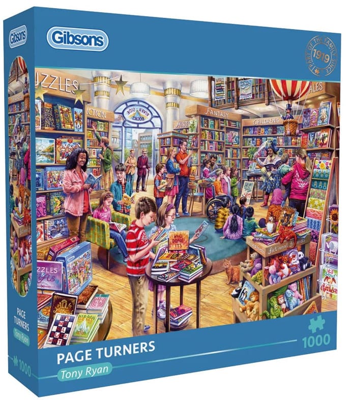 Gibsons legpuzzel Page Turners 1000 stukjes nostalgie.