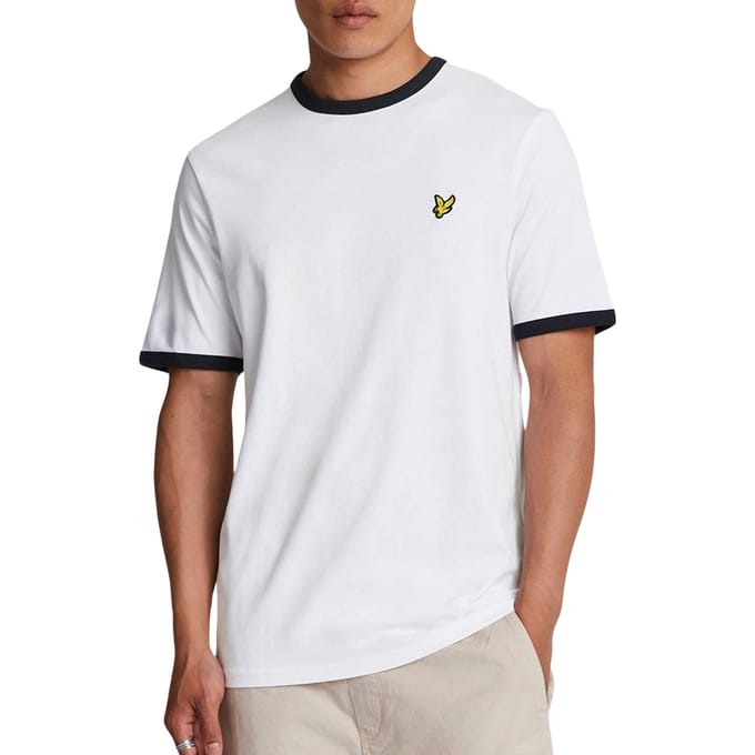 Lyle & Scott Ringer Shirt Heren - Maat L