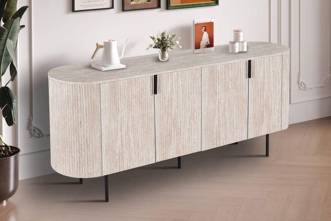 Dressoir 'Lagos' 200 cm Decor Travertin Beige
