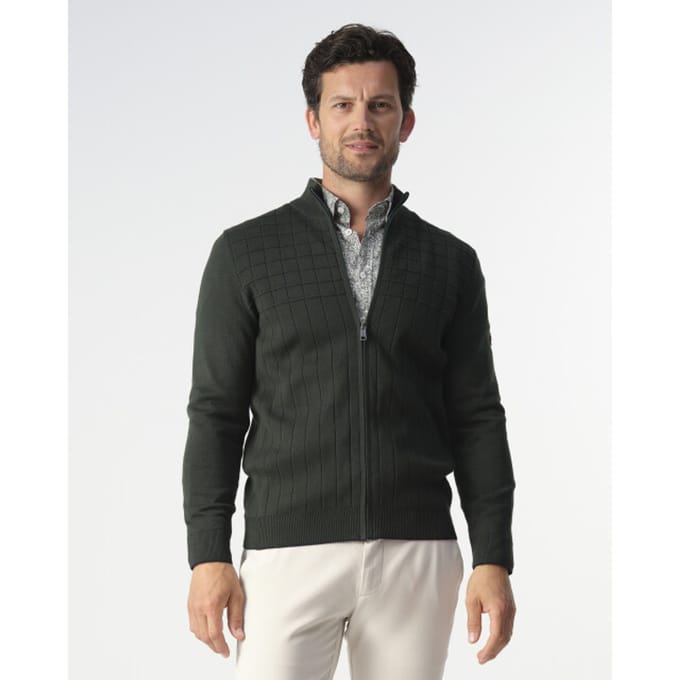 Campbell Vest Heren Donkergroen