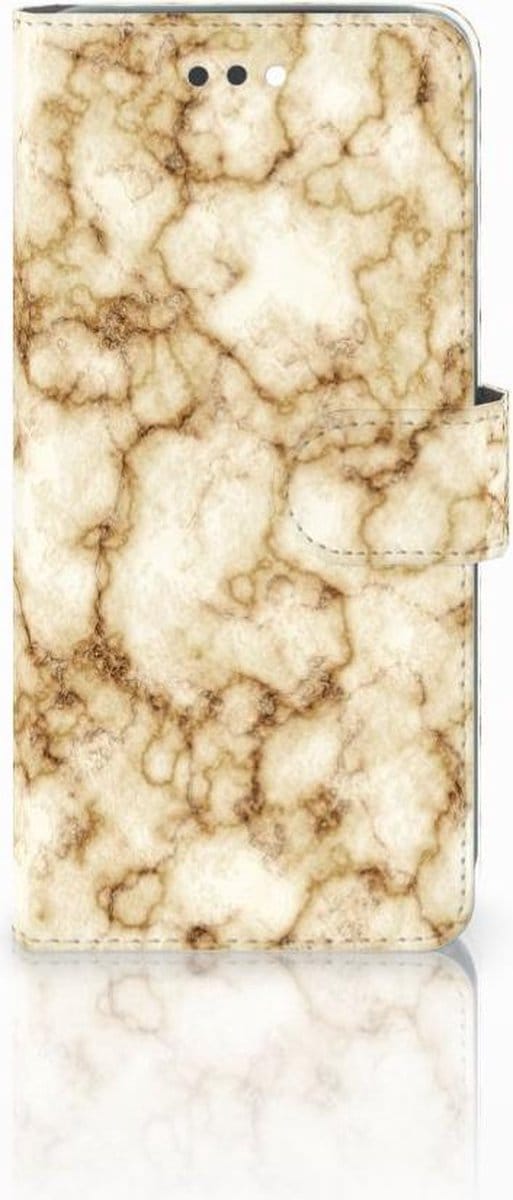 Apple iPhone 7 Plus | 8 Plus Bookcase Marmer Goud
