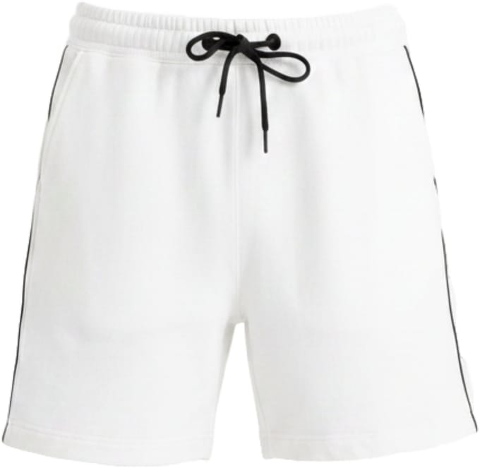 OMBRE Korte Broek - Regular Fit - Katoen - Gestreept Wit M