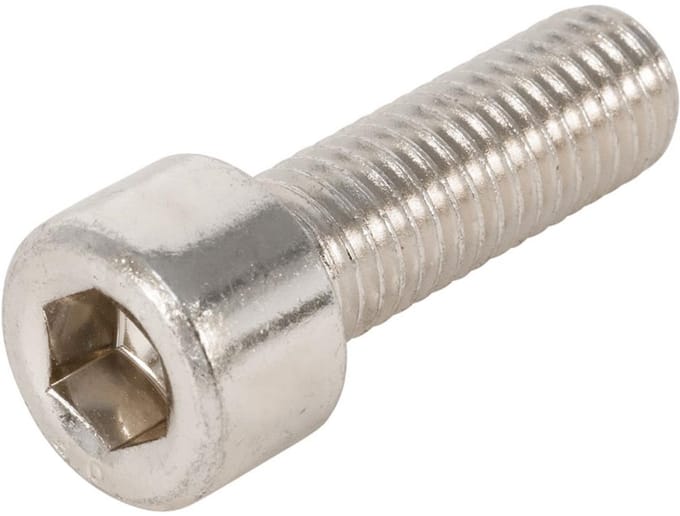 Binnenzeskantbout M8 x 10mm - RVS - A2 - DIN 912 (200 stuks)