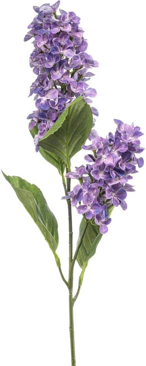 Emerald - Kunstbloem Hortensia Paniculata paars 76cm - Kunstplant voor binnen