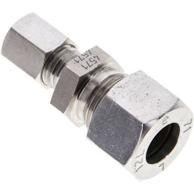 6L & 12L RVS Rechte Snijringkoppeling 315bar ISO 8434-1
