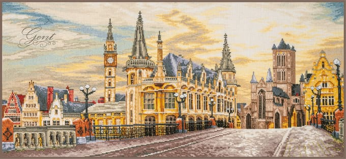 Lanarte - Telpakket kit - Stadszicht van Gent - PN-0205236
