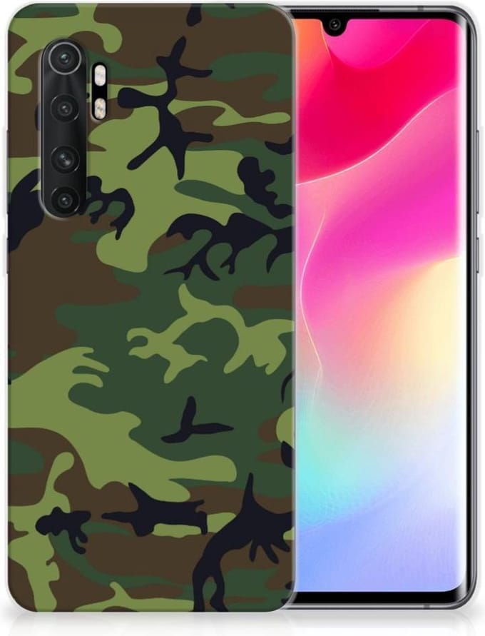 Xiaomi Mi Note 10 Lite TPU bumper Army Dark