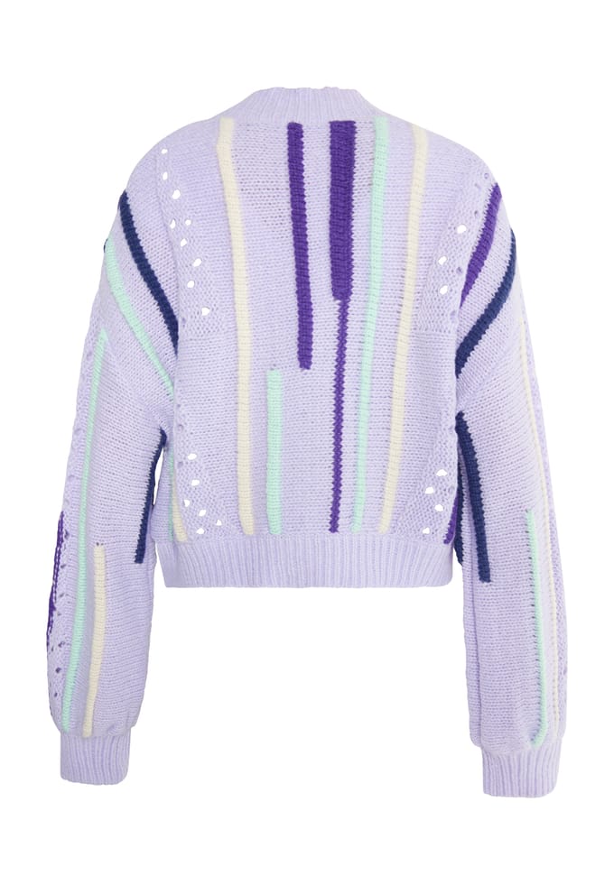 IZIA Vest Dames Lichtpaars veelkleurig
