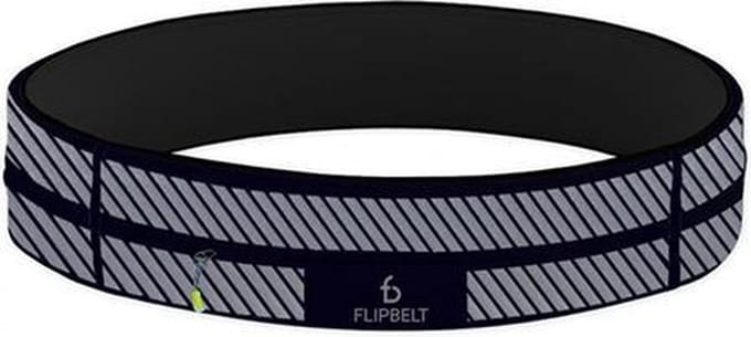 Zipper Reflective Zwart - Running belt - Hardloopriem - M