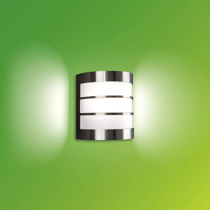 Philips Calgary buitenwandlamp van roestvrij staal