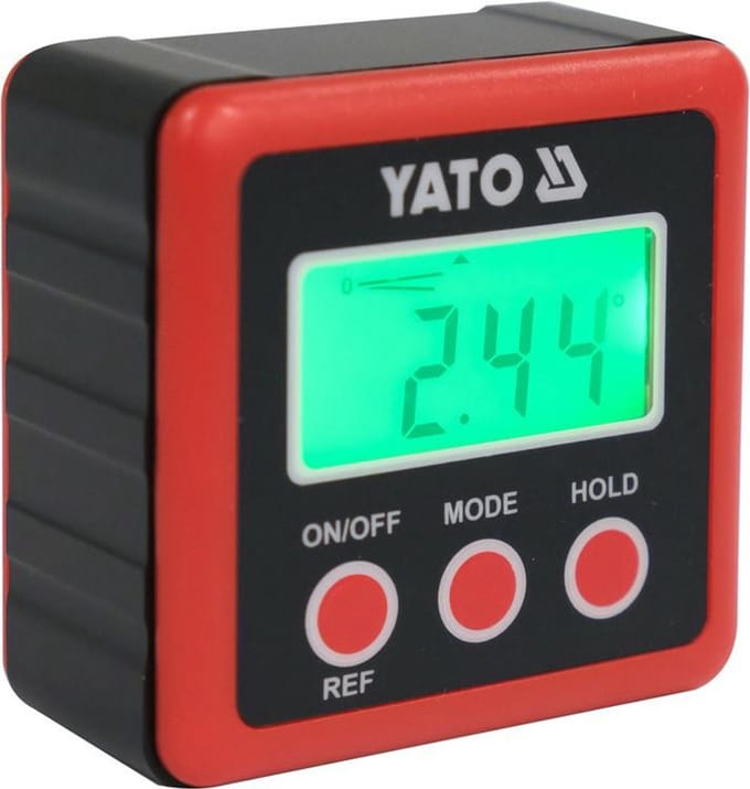 Yato YT-71000 - Elektronische Hoekmeter - Magnetisch - LCD Display - Aluminium