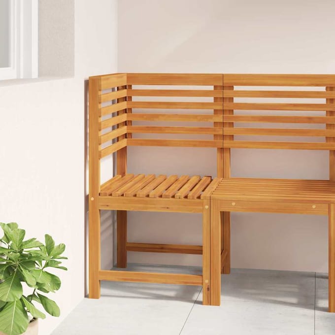 vidaXL - Tuinstoel - Bruin - 50 - x - 50 - x - 91cm - Massief - acaciahout