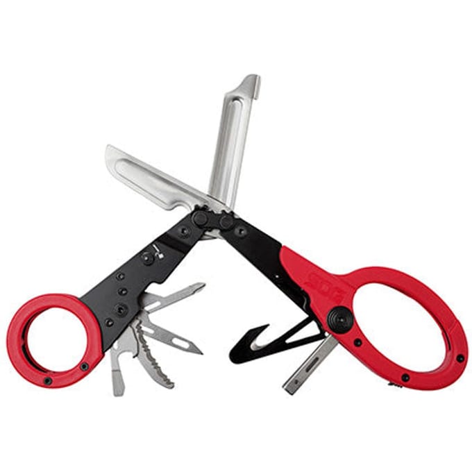 SOG Multitool Parashears Red