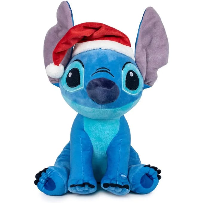 Lilo & Stitch Kerstmis Knuffel met Geluid 26 cm
