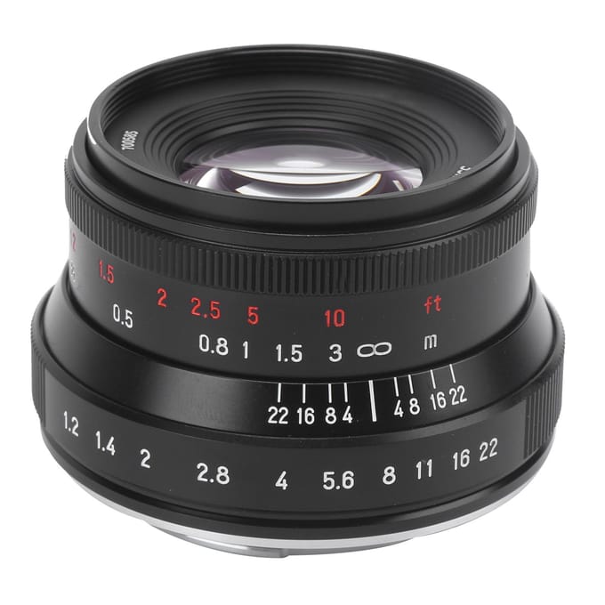 7Artisans 35mm F1.2 II Groothoeklens voor Canon EOS M5M6M6II voor EOS M Camera gray