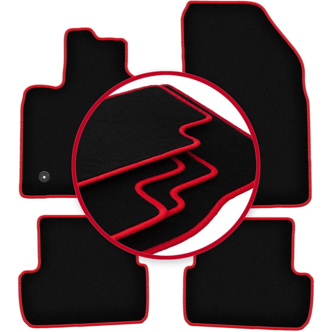 CARLUX-RED automatten voor: Dacia Sandero III Stepway hatchback (2021-)