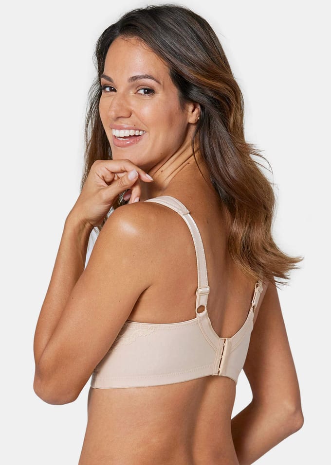 Minimizer-beha zonder beugel - haut - Gr. 75 E van Goldner Fashion