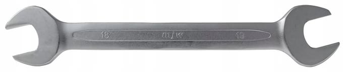 MJW Platte Ringsleutel 18x19 mm CrV Staal Dubbelzijdig