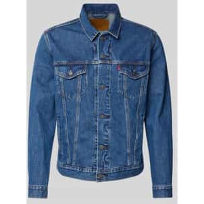 regular fit jeansjack van puur katoen model 'THE TRUCKER'