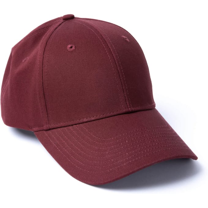 Milliner 6 Panel Cotton Baseball Cap Fired Brick Mr Flat Embroidered