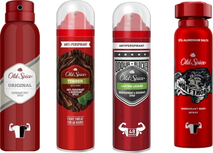 Old Spice deodorant spray Original 150ml - Voordeelverpakking 3 stuks