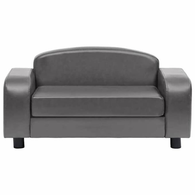 Maison Exclusive - Canapé pour chien Gris 80x50x40 cm Similicuir gris