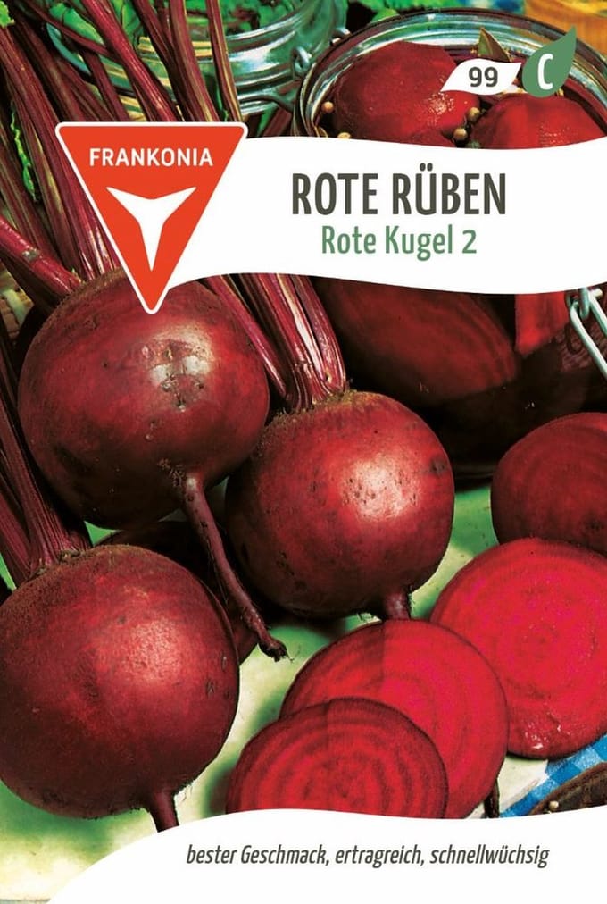 FRANKONIA® Rode Biet, Rode Bal 2 - Bietenzaadjes Radijszaadjes