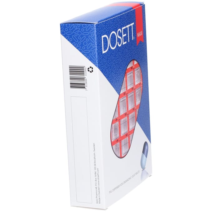 Dosett Maxi - Medicijndoos voor 7 dagen - Pillendoosje