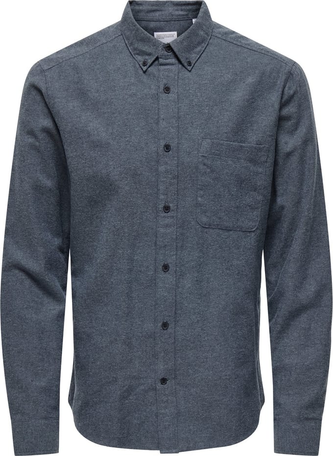 ONLY&SONS - ONSGUDMUND SLIM 1-PKT SOLID SHIRT NOOS - Heren - Overhemden