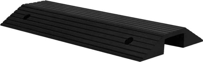 Rubberen Drempelbrug 80x40x8 cm Antislip voor Rolstoel en Scooter
