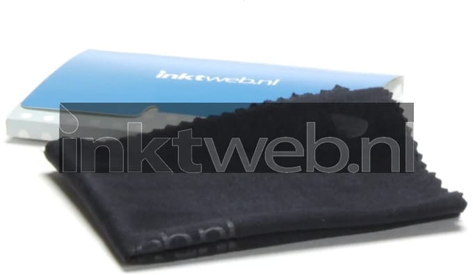 Inktweb.nl microfiber schoonmaakdoekje zwart (Origineel)