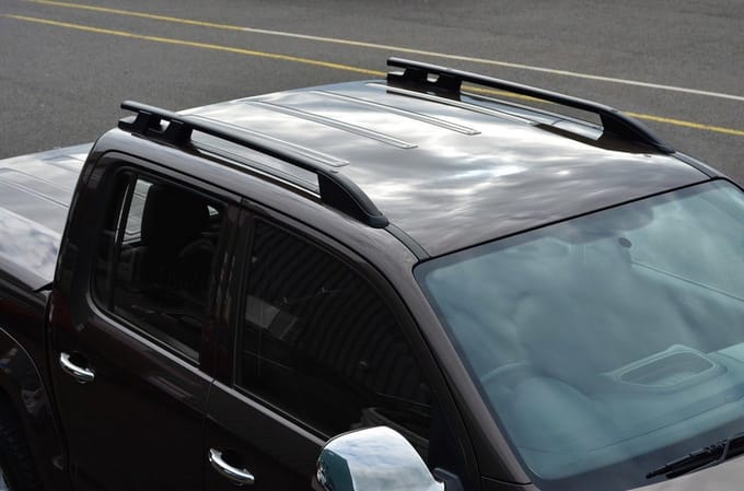 Set Aluminium Dakdragers voor Amarok (2010 tot 2021) - Zwart